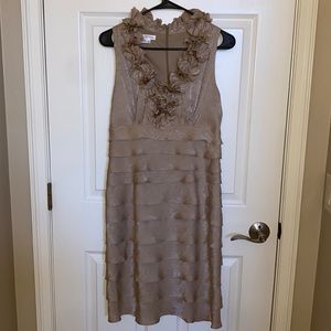London Times Sleeveless Dress